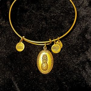 Pineapple Alex & Ani Adjustable Bracelet